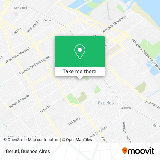 Mapa de Beruti