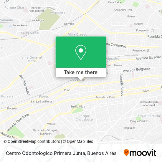 Mapa de Centro Odontologico Primera Junta