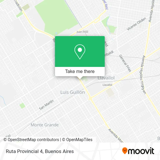 Ruta Provincial 4 map