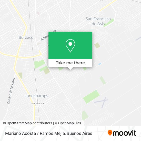 Mariano Acosta / Ramos Mejía map