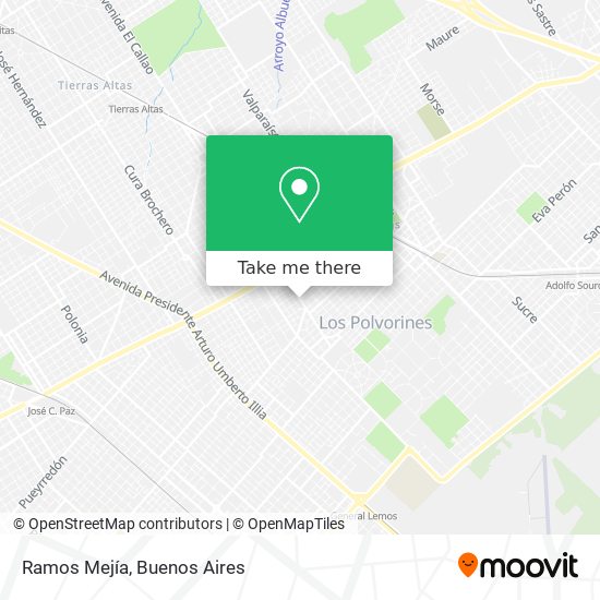 Ramos Mejía map