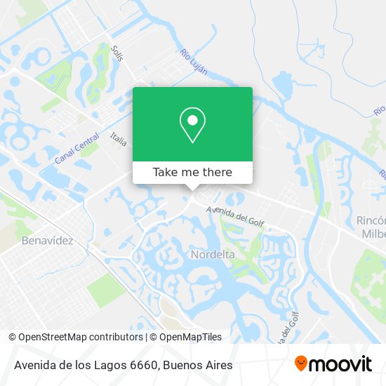 Mapa de Avenida de los Lagos 6660