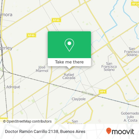 Doctor Ramón Carrillo 2138 map