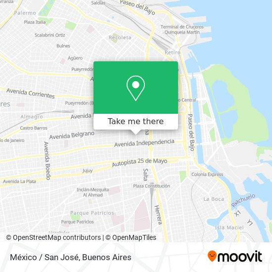 Mapa de México / San José