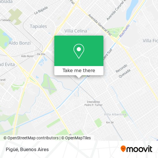 Mapa de Pigüé