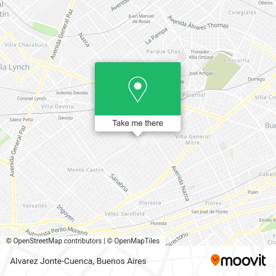 Mapa de Alvarez Jonte-Cuenca