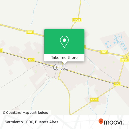 Sarmiento 1000 map