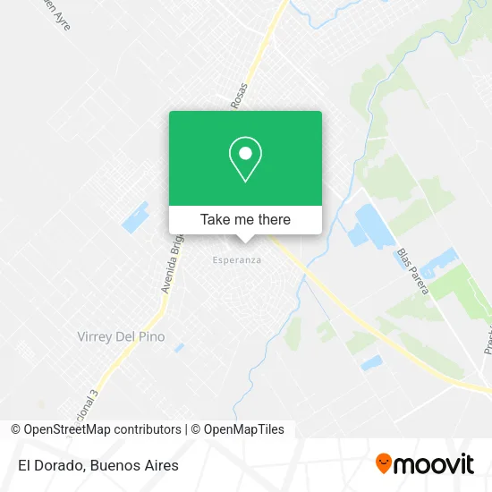 El Dorado map