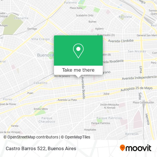 Castro Barros 522 map