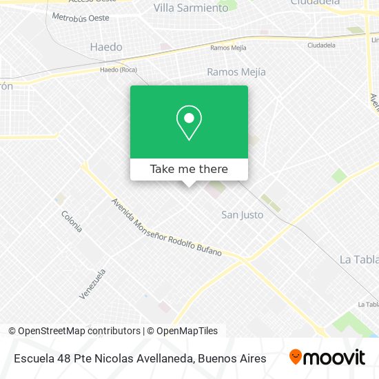 Escuela 48 Pte Nicolas Avellaneda map