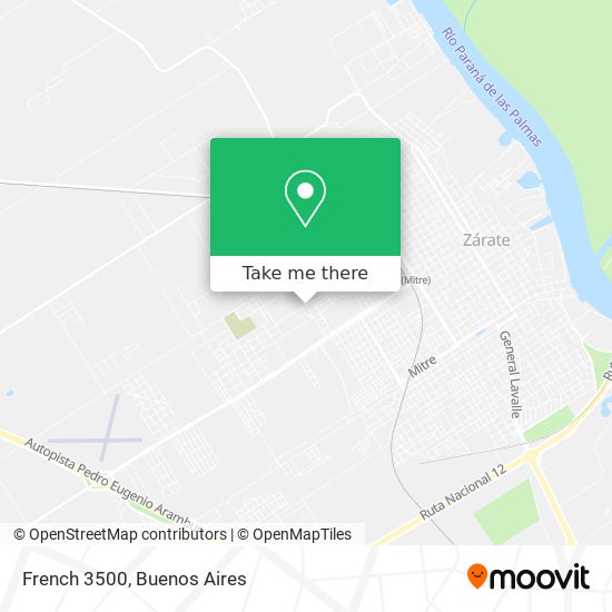 Mapa de French 3500