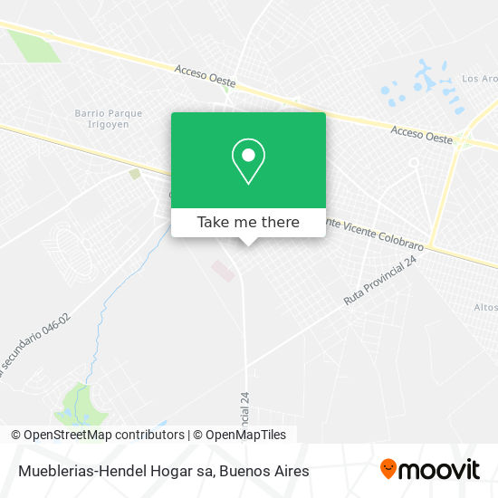 Mapa de Mueblerias-Hendel Hogar sa