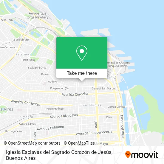 Iglesia Esclavas del Sagrado Corazón de Jesús map