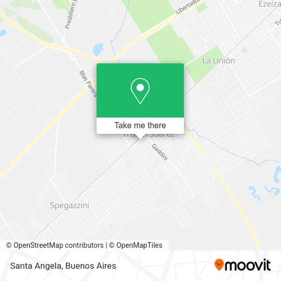 Santa Angela map