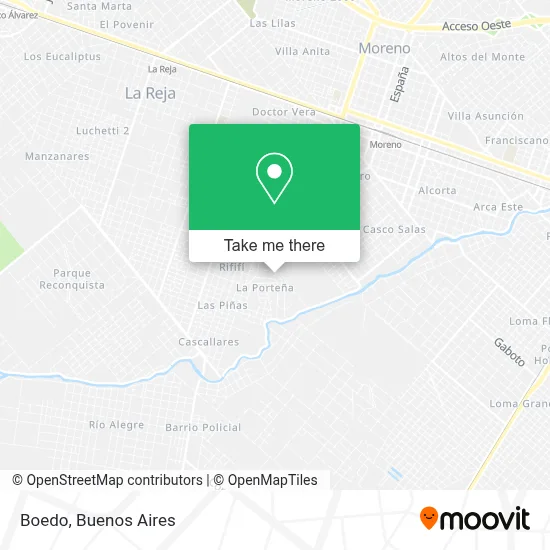 Boedo map