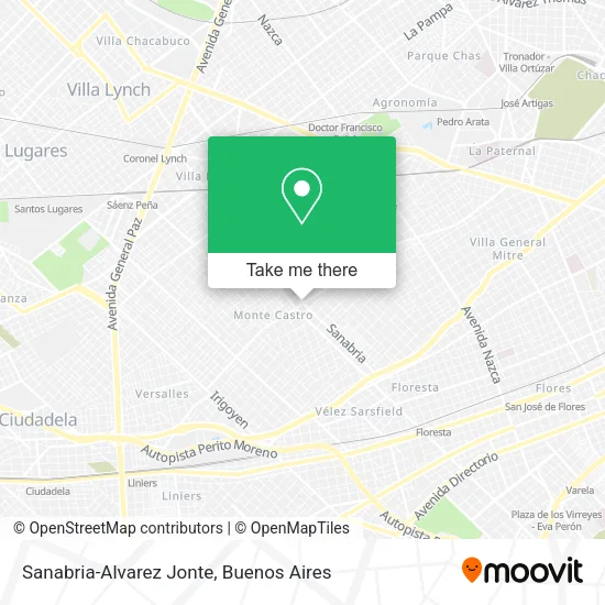Mapa de Sanabria-Alvarez Jonte