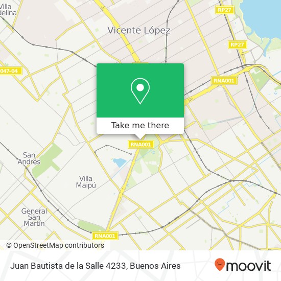 Juan Bautista de la Salle 4233 map