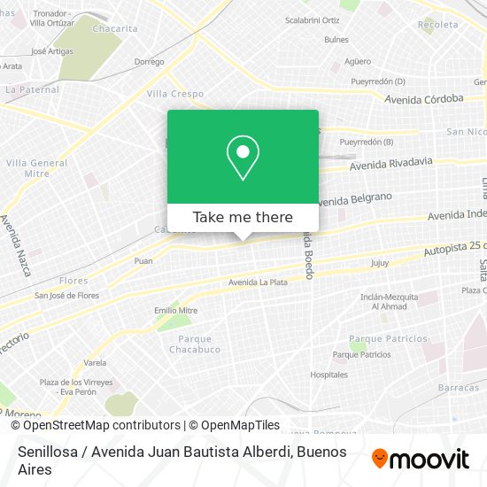 Senillosa / Avenida Juan Bautista Alberdi map