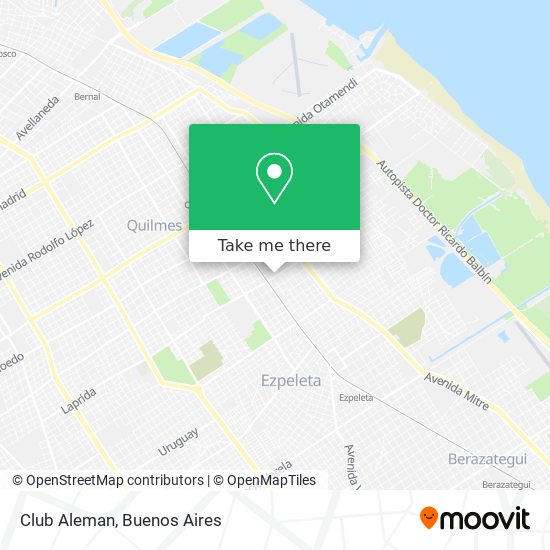 Club Aleman map