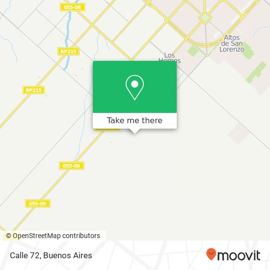 Calle 72 map