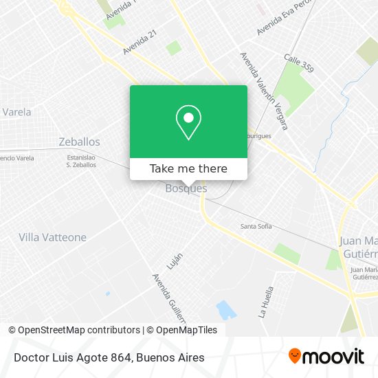 Doctor Luis Agote 864 map