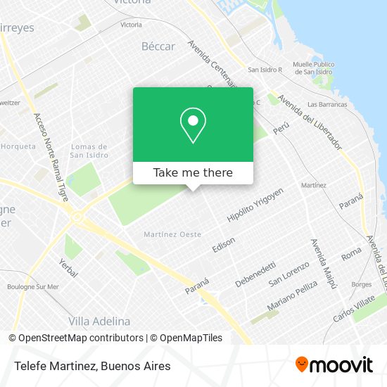 Telefe Martinez map