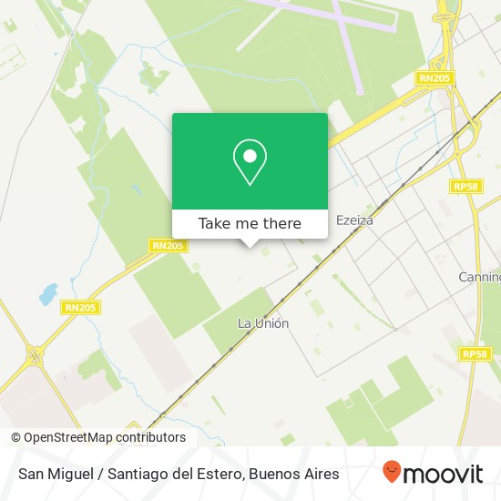 San Miguel / Santiago del Estero map