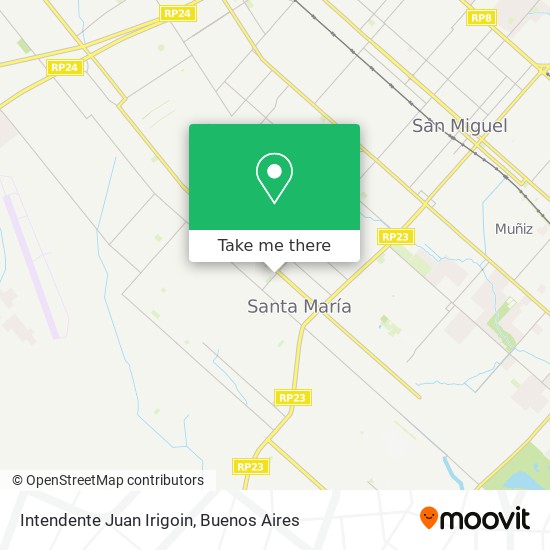 Intendente Juan Irigoin map