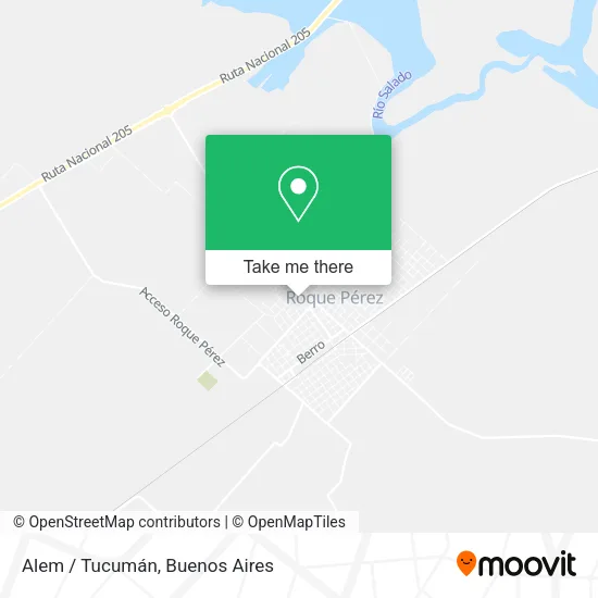 Alem / Tucumán map
