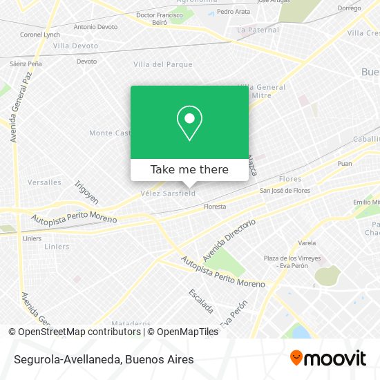 Segurola-Avellaneda map