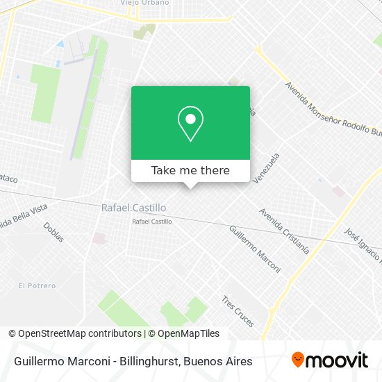 Mapa de Guillermo Marconi - Billinghurst