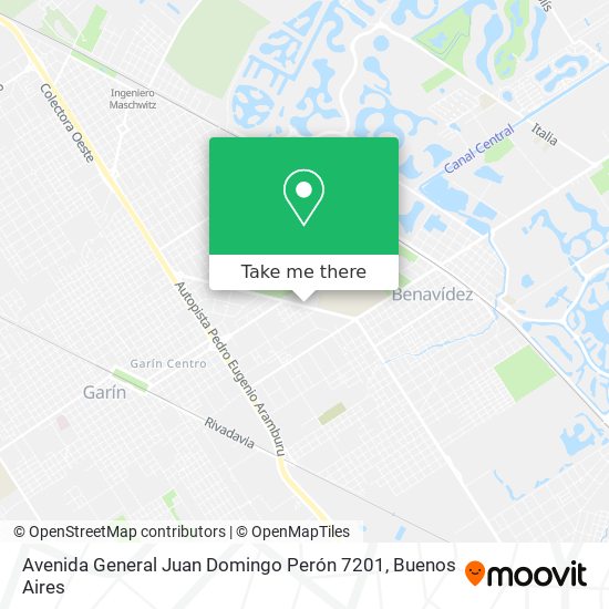 Avenida General Juan Domingo Perón 7201 map