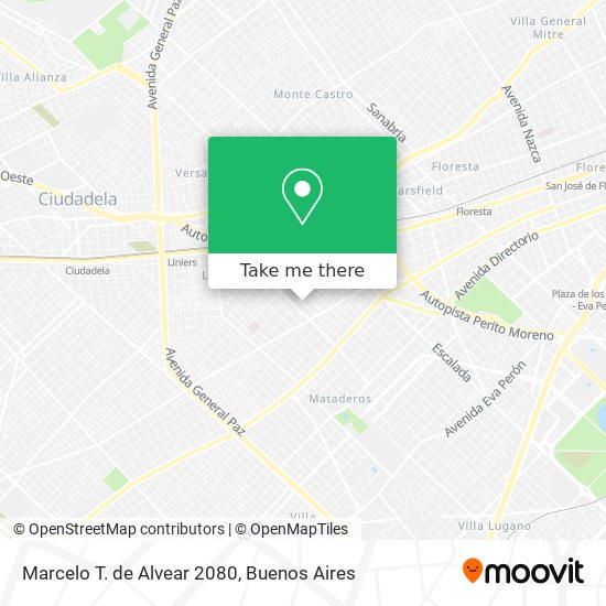 Marcelo T. de Alvear 2080 map