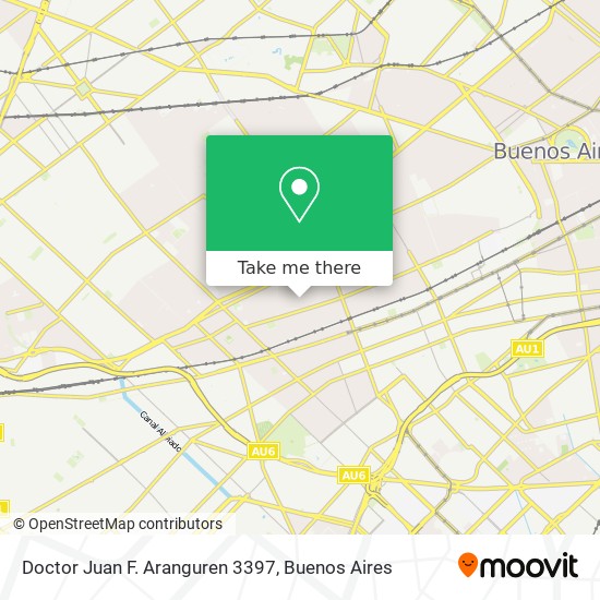 Doctor Juan F. Aranguren 3397 map