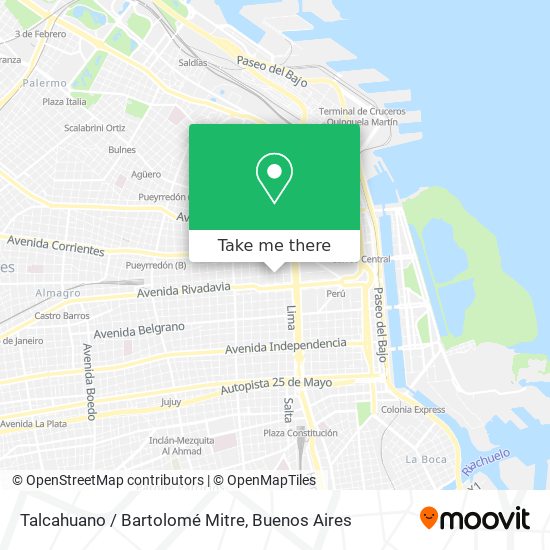 Talcahuano / Bartolomé Mitre map