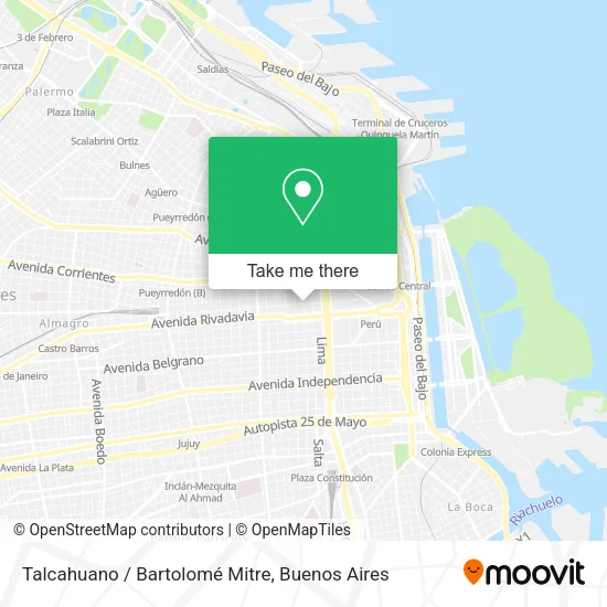 Mapa de Talcahuano / Bartolomé Mitre