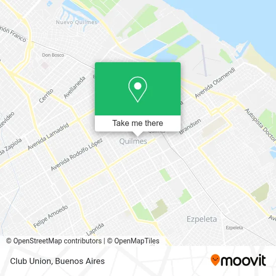 Club Union map
