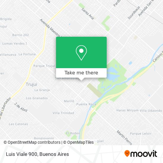 Luis Viale 900 map