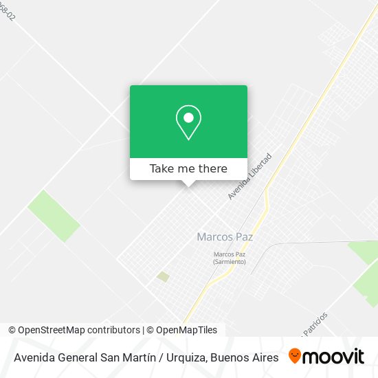 Avenida General San Martín / Urquiza map