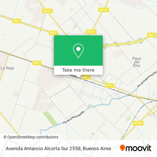 Avenida Amancio Alcorta Sur 2558 map