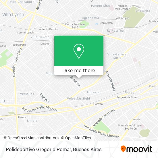 Polideportivo Gregorio Pomar map