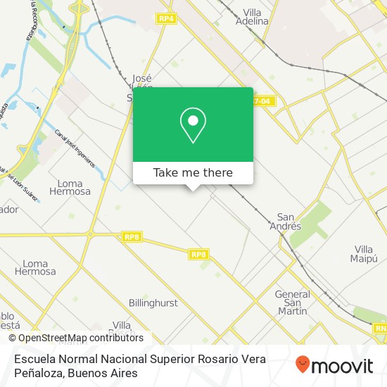 Escuela Normal Nacional Superior Rosario Vera Peñaloza map