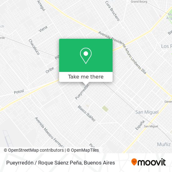 Mapa de Pueyrredón / Roque Sáenz Peña