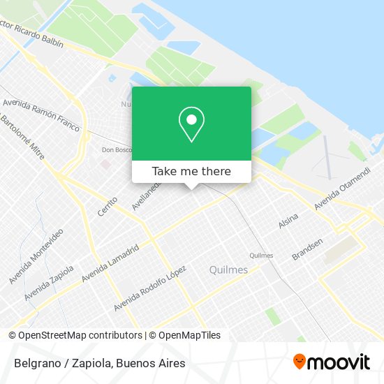Belgrano / Zapiola map