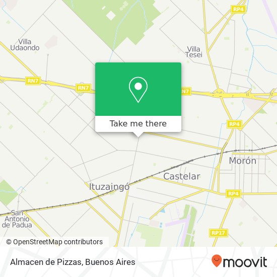 Almacen de Pizzas map