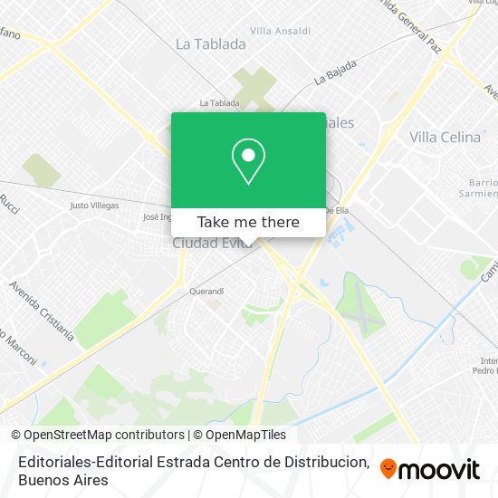 Editoriales-Editorial Estrada Centro de Distribucion map