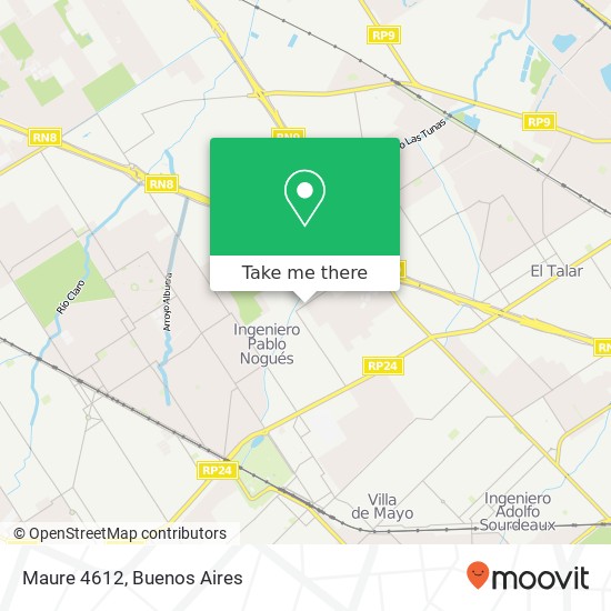 Maure 4612 map