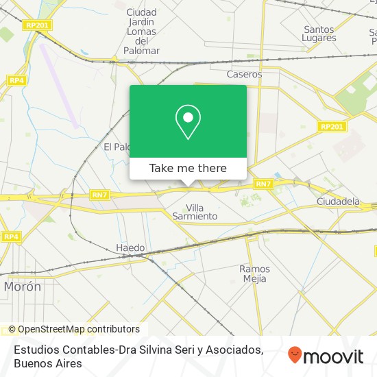 Estudios Contables-Dra Silvina Seri y Asociados map