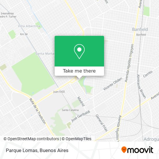 Parque Lomas map