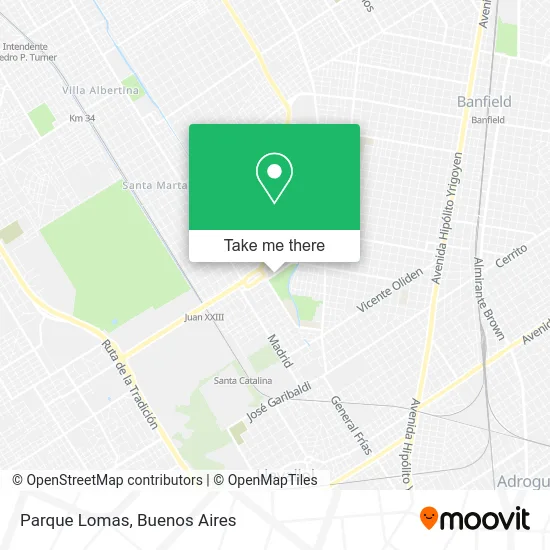 Parque Lomas map